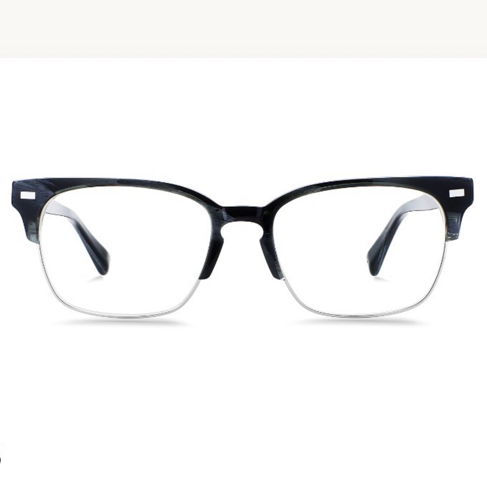 Warby Parker Ames frames.  1.25 readers.